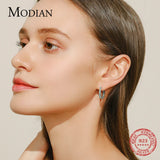 925 Sterling Silver Turquoise Hoop Earrings Vintage Style Women Girls Jewelry
