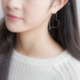 925 Sterling Silver Big Hoop Earrings For Women Wedding