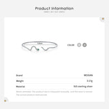 Snake Bracelet 925 Sterling Silver Adjustable Zirconia Bangle