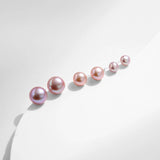 Freshwater Pearls Stud Earrings 925 Sterling Silver Classic Women's Jewelry