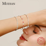 925 Sterling Silver Enamel Heart Bangle Bracelet