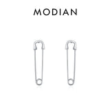 925 Silver Brooch Stud Earrings Punk Women's Party Jewelry Gift