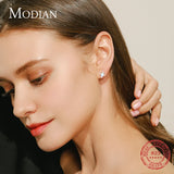 925 Sterling Silver Opal Stud Earrings Wedding Engagement Jewelry