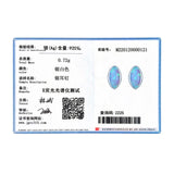 925 Silver Opal Stud Earrings Anti-allergy Fine Jewelry