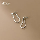 925 Silver Sparkling Ear Studs Wedding Jewelry