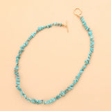 MODOMA Pearl Pendants Turquoise Choker Necklace Vintage Ladies Jewelry
