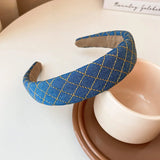 Winter Denim Hairbands for Women Girls Daily Hair Jewelry