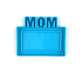 MOM/DAD Letter Photo Frame Keychain Silicone Mold for Resin DIY Casting