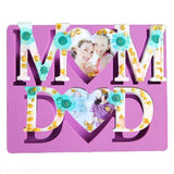 MOM DAD Letter Photo Frame Resin Mold Father's Mother's Silicone Mould