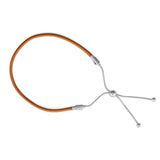 Leather Sliding Bracelets For Woman DIY Beads & Charms Silver Jewelry