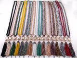 Bohemian Glass Crystal Tassel Necklace