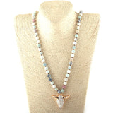 Bohemian Stone Pendant Necklace For Women