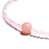 MOON GIRL 10MM Crystal Choker Necklace Beaded Yoga Bib Collier Femme