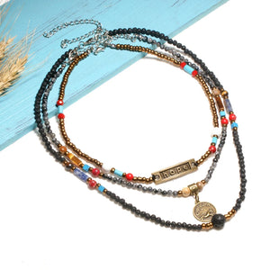 MOON GIRL Diffuser Boho Choker Necklace Constellation Pendant
