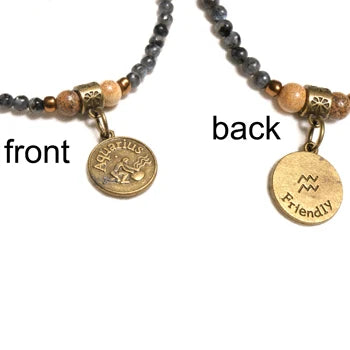MOON GIRL Diffuser Boho Choker Necklace Constellation Pendant