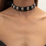 Women's Punk Choker Neck Necklace Gothic Chain Necklace