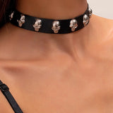 Women's Punk Choker Neck Necklace Gothic Chain Necklace