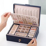 Jewerly Organizer Box Travel Storage Case Women Display Holder Gift Boxes