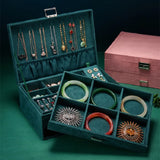 MOONLAY Velvet Jewelry Boxes Flannel Jewellery Storage Earrings Rings Necklace