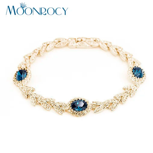 Rose Austrian Crystal Bracelet for Women