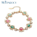 Pink and Green Opal Bracelet Wholesale Jewelry Gift
