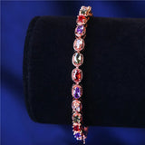 Rose CZ Bracelets Bohemia Zirconia Bangle Gift