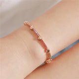 Bohemia Rose CZ Bracelet for Women
