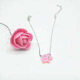 Cute Pig Opal Bracelet with CZ Eye, Light Pink, 11*12mm