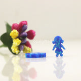 8.5*13mm Synthetic Opal Girl Pendant For DIY Necklace