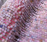 MORGANITE Coin Faceted Beads 2*4/5mm DIY Jewelry Making Loose Gemstone