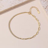 925 Silver Pave Zircon Bracelet - Birthday Jewelry Gift