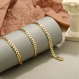 925 Silver Cuban Chain Necklace Street Style Punk Hip Hop Clavicle Chain Women