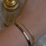 925 Silver Zircon Bracelet French High Wedding Jewelry