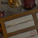 925 Silver Zircon Bracelet French High Wedding Jewelry