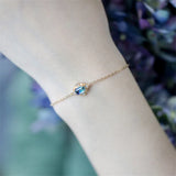 925 Silver Zircon Vintage Bracelet for Women