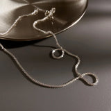 925 Silver Korea Gypsophila Necklace Sweet Wedding Jewelry