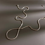 925 Silver Korea Gypsophila Necklace Sweet Wedding Jewelry
