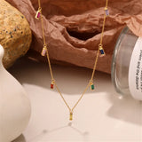 925 Silver Zircon Necklace Women Wedding Jewelry Gift