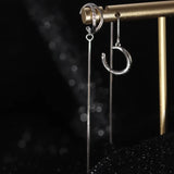 925 Silver Ear Chain Bone Clip Earrings Wedding Party Jewelry