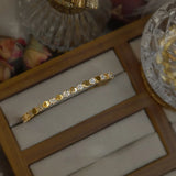 925 Silver Zircon Round Bracelet Birthday Jewelry