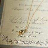 925 Silver Sweet Tulip Necklace Romantic Wedding Jewelry