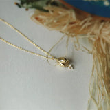 925 Silver Sweet Tulip Necklace Romantic Wedding Jewelry