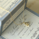 925 Silver Sweet Tulip Necklace Romantic Wedding Jewelry