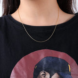 925 Sterling Silver Snake Bone Chain Women Necklace
