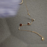 925 Silver Glossy Disc Bracelet Women Charm INS Hot Jewelry