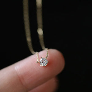 925 Silver Oval Zircon Pendant Necklace Women Anniversary Jewelry