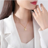 S925 Sterling Silver Hetian Jade Rabbit Necklace Light Luxury High Jewelry