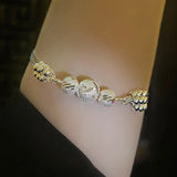 925 Silver Bead Bracelet for Women - Elegant Birthday Party Gift