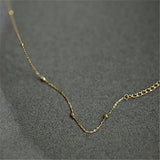 925 Silver Plated 14K Spacer Ball Bracelet Women Charm Jewelry
