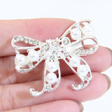 MOZOG Bow Brooch Ultralight Women Ornament Lapel Pin Jewelry